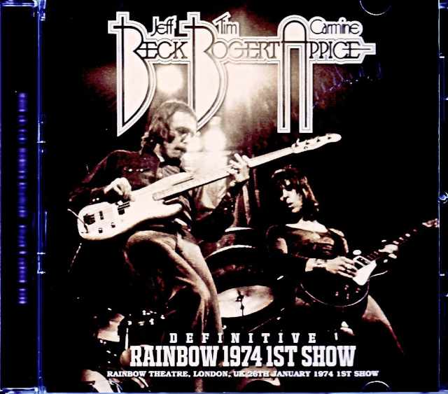 Beck,Bogert & Appice ベック・ボガート・アンド・アピス/London,UK 1974 1st Show Upgrade & Longer