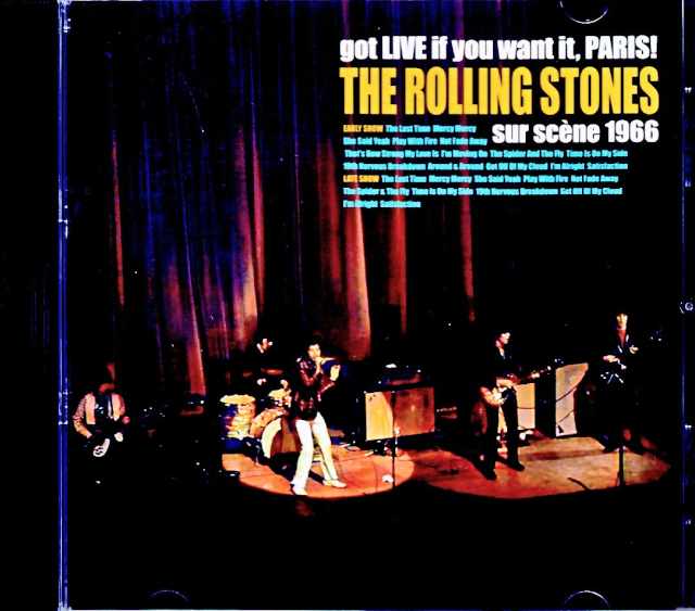 Rolling Stones ローリング・ストーンズ/オランピア劇場・実況録音盤・1966年 France 1966 2Shows