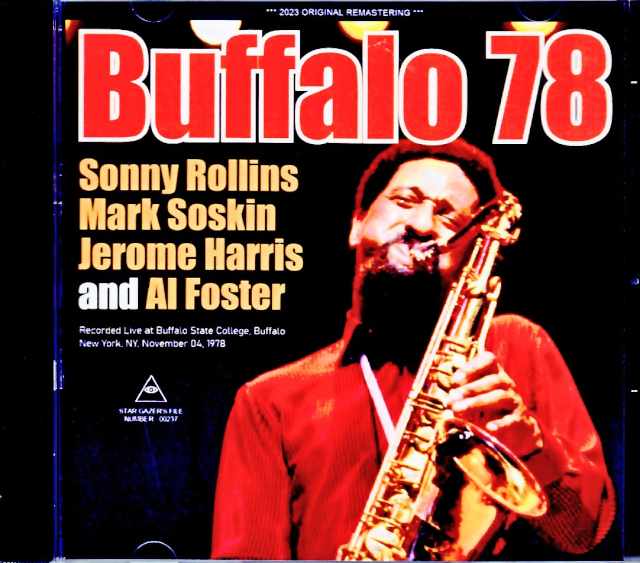 Sonny Rollins ソニー・ロリンズ/NY,USA 1978 Remastered