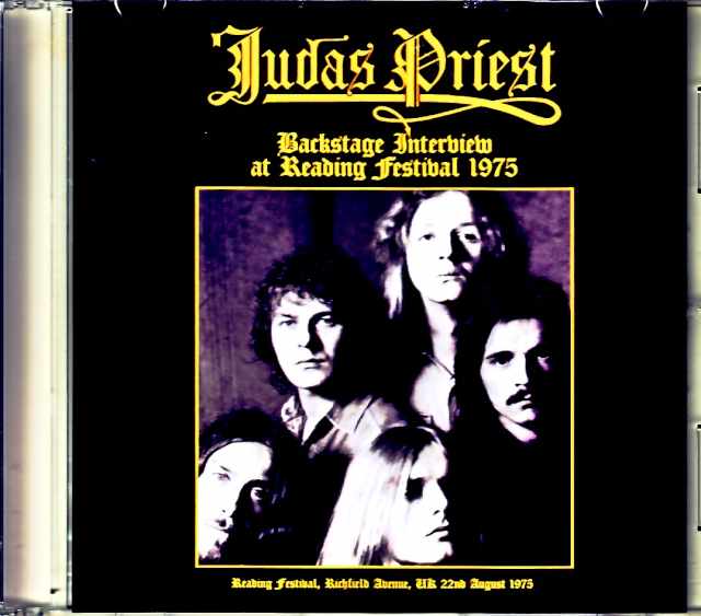 Judas Priest ジューダス・プリースト/England,UK 1975 Backstage Interview