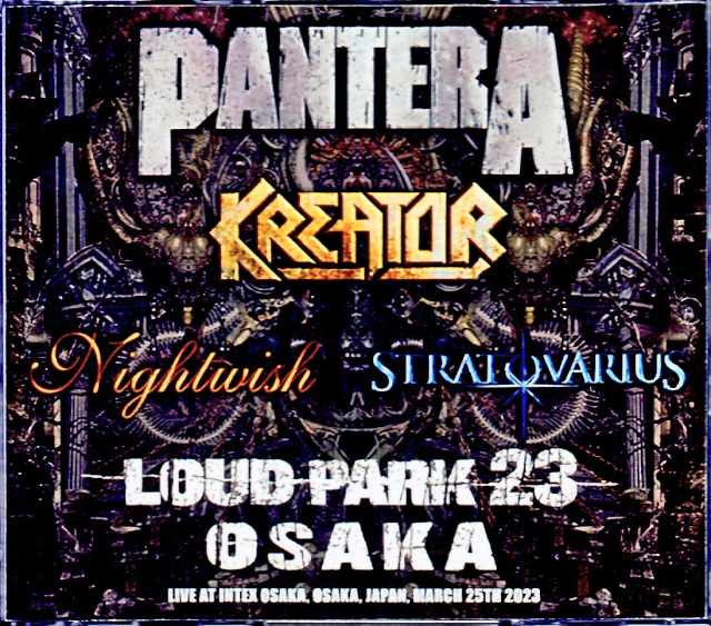 Pantera Nightwish Stratovarius Kreator パンテラ ナイトウィッシュ ストラトヴァリウス クリエイター/Osaka,Japan 2023 Complete