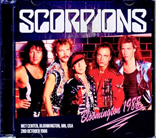 Scorpions スコーピオンズ/MN,USA 1988 Complete