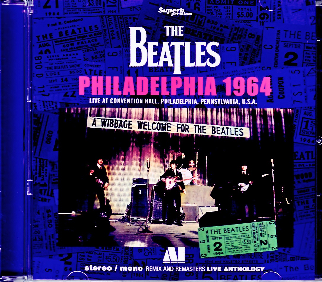 Beatles ビートルズ/PA,USA 1964 Complete Soundboard Stereo & Mono Remix and Remastered