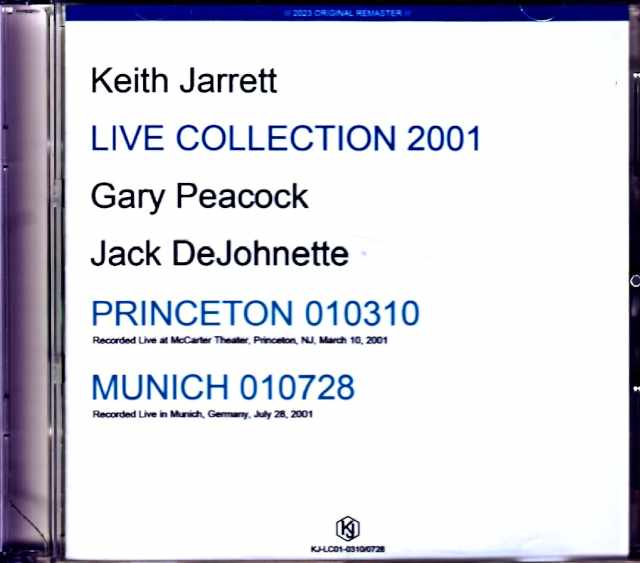 Keith Jarrett キース・ジャレット/NJ,USA 2001 & more