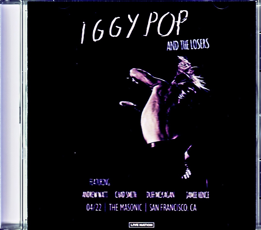 Iggy Pop and the Losers イギー・ポップ/CA,USA 4.22.2023 Complete