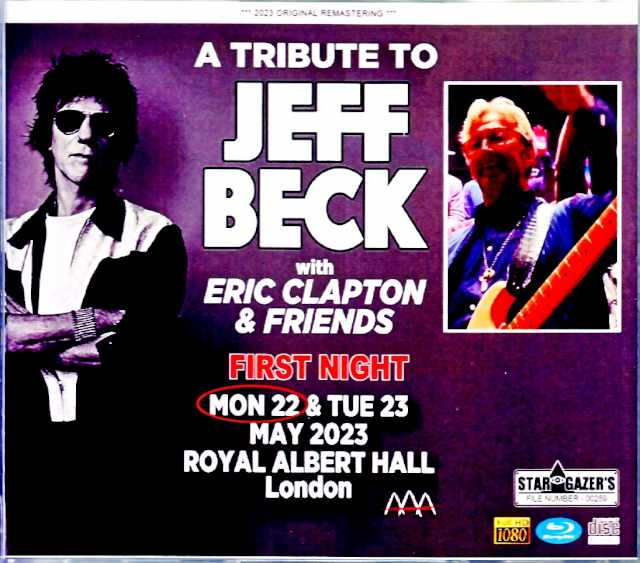 Various Artists Eric Clapton,Derek Trucks,John McLaughlin,Rod Stewart/Tribute to Jeff Beck London,UK 5.22.2023 Complete & more