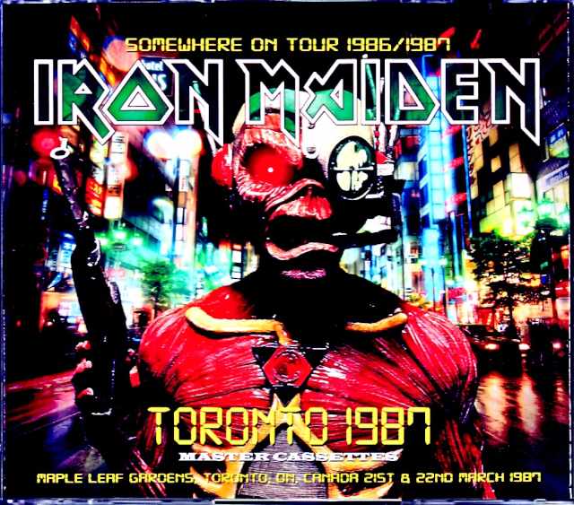 Iron Maiden アイアン・メイデン/Canada 1987 2Days Complete