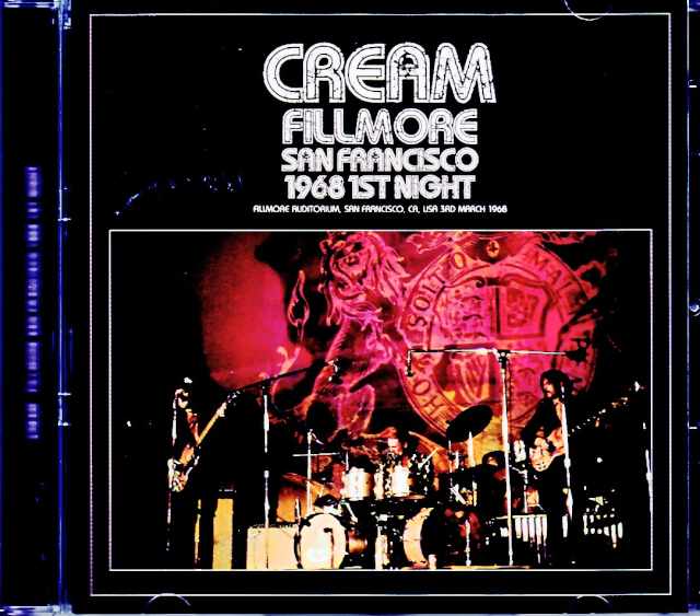 Cream クリーム/CA,USA 3.3.1968