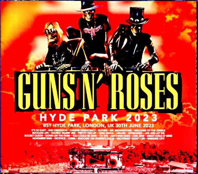 Guns N' Roses ガンズ・アンド・ローゼス/London,UK 2023 Complete