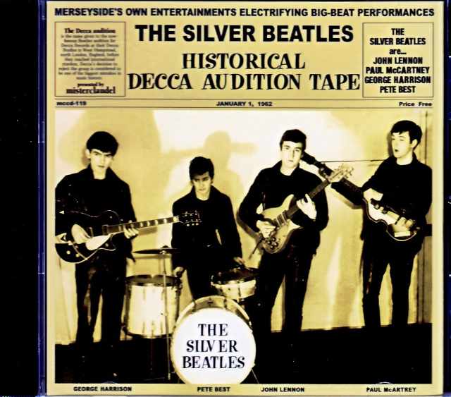 Beatles ビートルズ/Historical Decca Audition Tape
