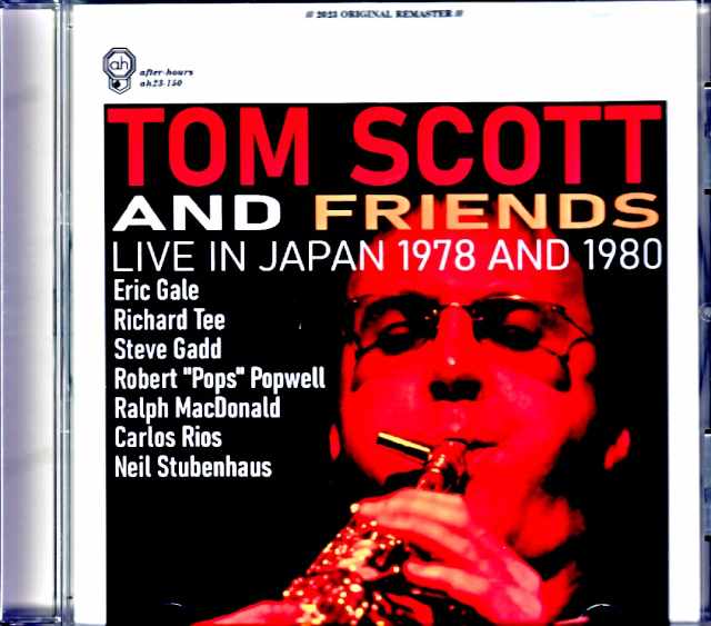 Tom Scott Eric Gale,Richard Ree,Steve Gadd トム・スコット/Tokyo,Japan 1978 & more