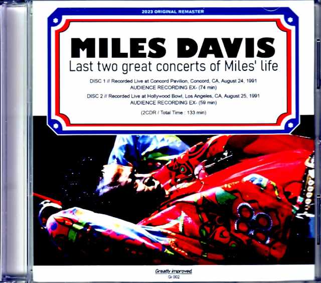 Miles Davis Kenny Garrett マイルス・デイビス/CA,USA 1991 2Days Upgrade