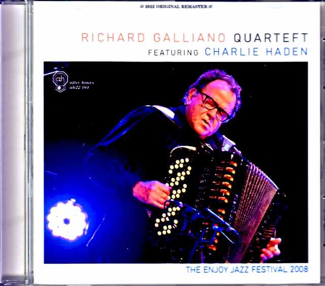 Richard Galliano Quartet Charlie Haden リシャール・ガリアーノ チャーリー・ヘイデン/Germany 2008 Complete
