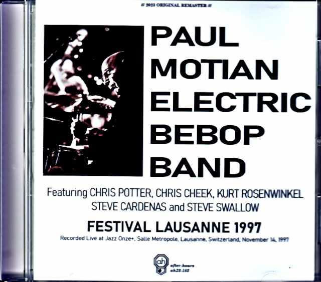 Paul Motian Electric Bebop Band Chris Potter ポール・モチアン クリス・ポッター/Switzerland 1997