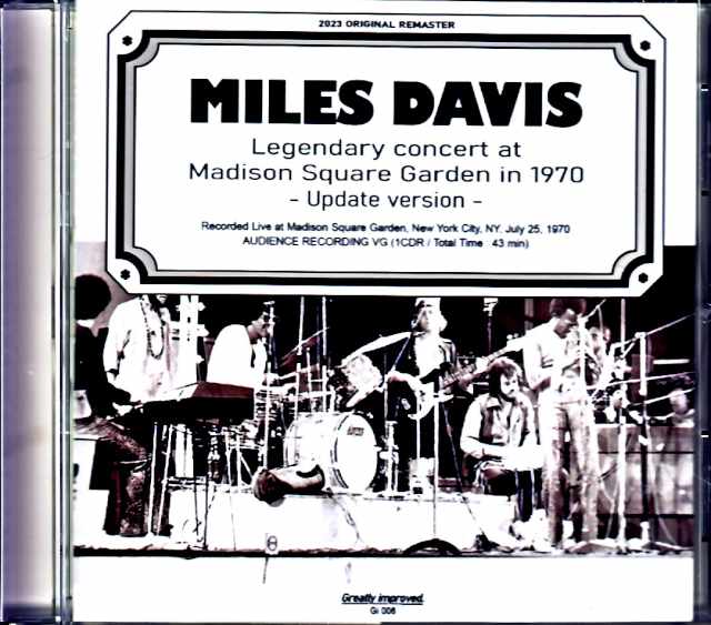 Miles Davis Chick Corea,Keith Jarrett マイルス・デイビス チック・コリア キース・ジャレット/NY,USA 1970 Upgrade