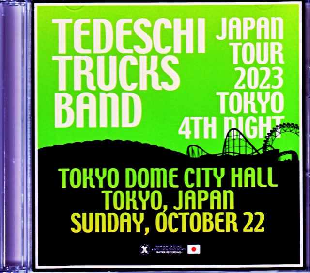 Tedeschi Trucks Band テデスキ・トラックス・バンド/Tokyo,Japan 10.22.2023 Complete IEM Matrix Edition & more
