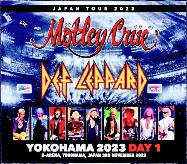 Motley Crue Def Leppard モトリー・クルー デフ・レパード/Kanagawa,Japan 11.3.2023 Complete