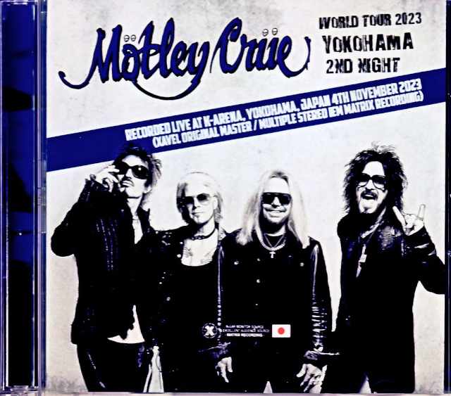 Motley Crue モトリー・クルー/Kanagawa,Japan 11.4.2023 S & V Complete IEM Matrix Edition