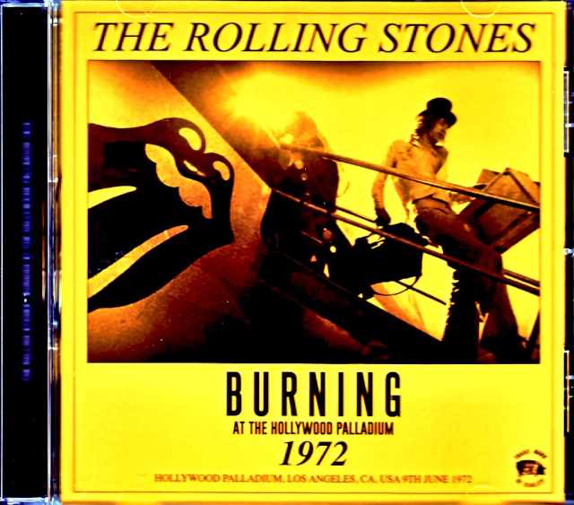 Rolling Stones ローリング・ストーンズ/CA,USA 1972 LP Burning at the Hollywood Palladium Edition