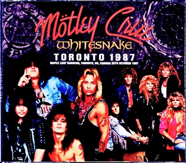 Motley Crue Whitesnake モトリー・クルー ホワイトスネイク/Canada 1987