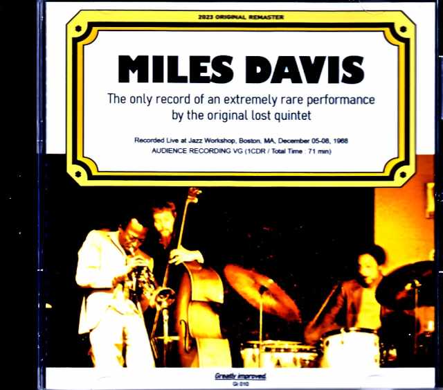 Miles Davis マイルス・デイビス/MA,USA 1968 Upgrade