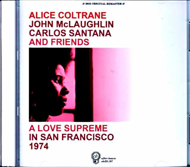 Alice Coltrane John McLaughlin,Carlos Santana アリス・コルトレーン ジョン・マクラフリン/CA,USA 1974