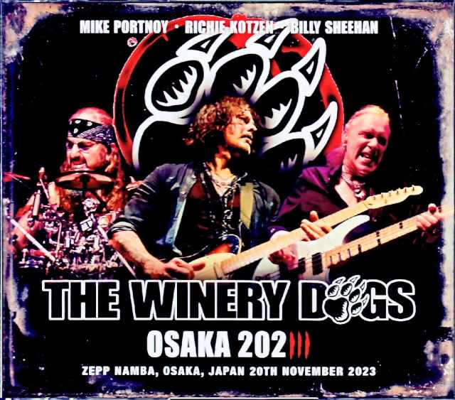 Winery Dogs Richie Kotzen,Billy Sheehan,Mike Portnoy ワイナリー・ドッグス/Osaka,Japan 2023 S & V Complete