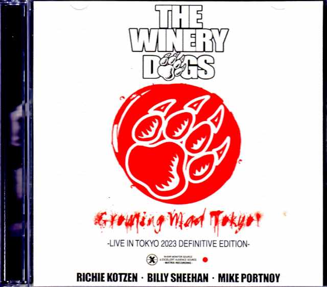 Winery Dogs Mike Portnoy,Richie Kotzen,Billy Sheehan ワイナリー・ドッグス/東京2023決定版 Tokyo,Japan 11.24.2023 Complete IEM Matrix Edition & more