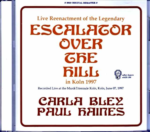 Carla Bley Paul Haines カーラ・ブレイ ポール・ハインズ/Germany 1997 Complete