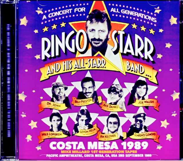 Ringo Starr and His All-Starr Band Dr. John,Joe Walsh,Billy Preston リンゴ・スター/CA,USA 1989 Complete Mike Millard 1st Generation Tapes