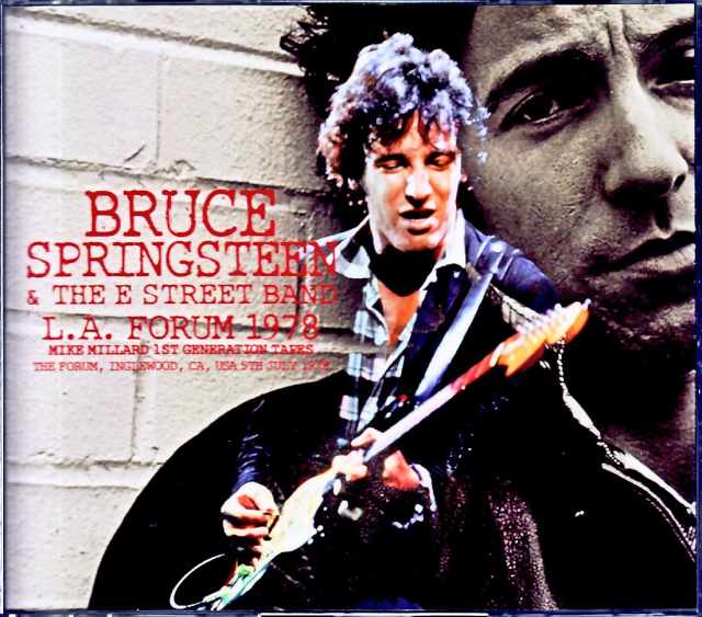 Bruce Springsteen & the E Street Band ブルース・スプリングスティーン/CA,USA 1978 Mike Millard 1st Generation Tapes