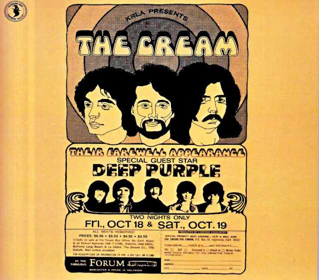 Cream クリーム/CA,USA 1968 New Audience Tape