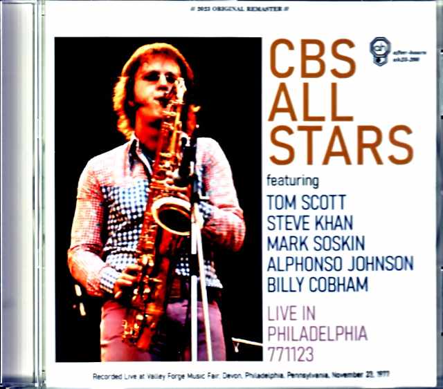 CBS All Stars Tom Scott,Steve Khan,Billy Cobham,Mark Soskin,Alphonso Johnson/PA,USA 1977