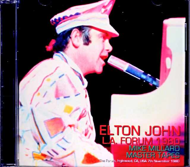 Elton John エルトン・ジョン/CA,USA 1980 Mike Millard Master Tapes