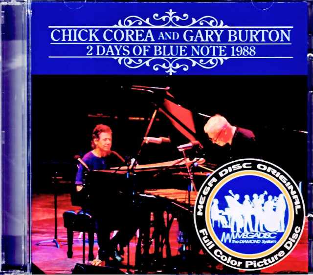Chick Corea Gary Burton チック・コリア ゲイリー・バートン/NY,USA 1988 2Days