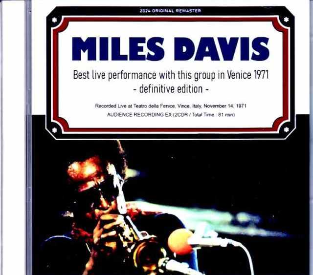 Miles Davis Keith Jarrett マイルス・デイビス キース・ジャレット/Italy 1971 Upgrade