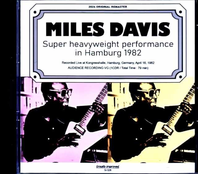 Miles Davis Bill Evans,Mike Stern,Marcus Miller マイルス・デイヴィス マーカス・ミラー/Germany 1982 Remastered