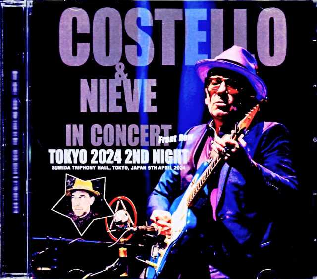 Elvis Costello Steve Nieve エルヴィス・コステロ/Tokyo,Japan 4.9.2024 Complete Front Row Edition