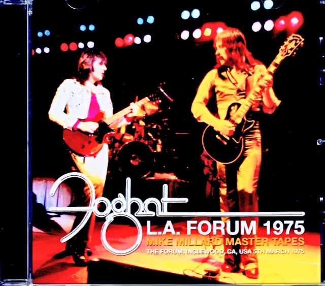 Foghat フォグハット/CA,USA 1975 Mike Millard Master Tapes