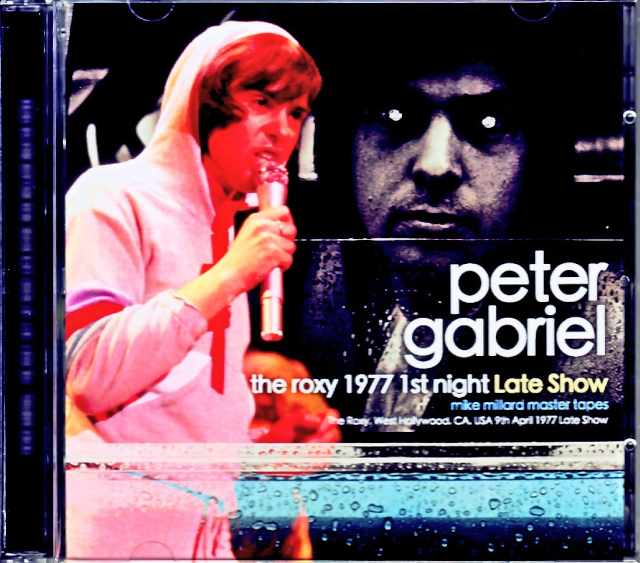 Peter Gabriel ピーター・ガブリエル/CA,USA 04.09.1977 Late Show