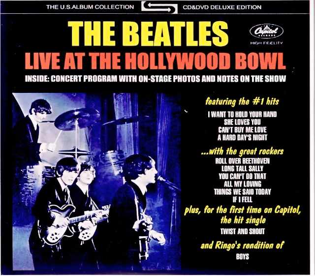 Beatles ビートルズ/ハリウッド・ボウル 1964年 アメリカ・キャピトル編集 Live at the Hollywood Bowl  Unreleased Live Album U.S. Album Collection Deluxe Edition