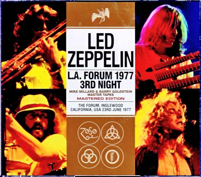 Led Zeppelin レッド。ツェッペリン/CA,USA 6.23.1977 Complete Millard & Golstein Master Tapes