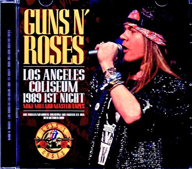 Guns N' Roses ガンズ・アンド・ローゼス/CA,USA 10.18.1989 Mike Millard Master Tapes