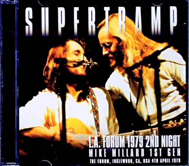 Supertramp スーパートランプ/CA,USA 1979 Complete Mike Millard 1st Generation Tapes