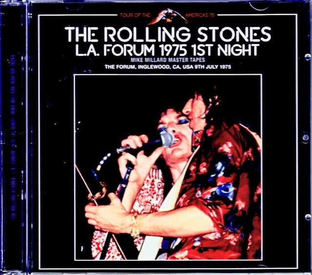 Rolling Stones ローリング・ストーンズ/CA,USA 7.9.1975 Mike Millard Master Tapes
