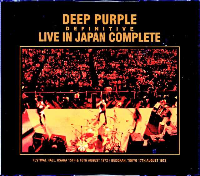 Deep Purple ディープ・パープル/Tokyo・Osaka 2Days,Japan 1972 Upgrade