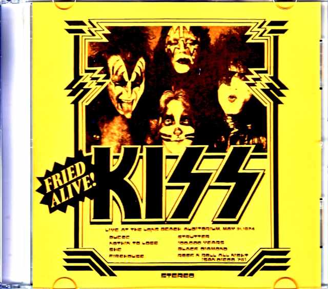 Kiss キッス/CA,USA 5.31.1974 LP Edition Upgrade