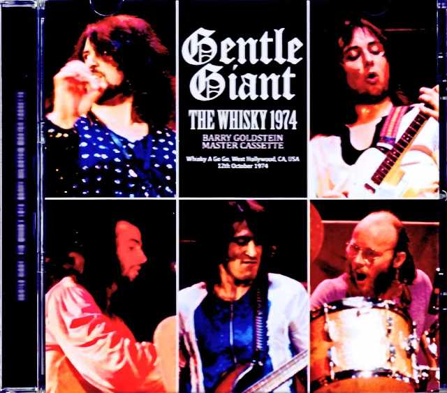 Gentle Giant ジェントル・ジャイアント/CA,USA 1974 Complete Barry Goldstein Master Tapes