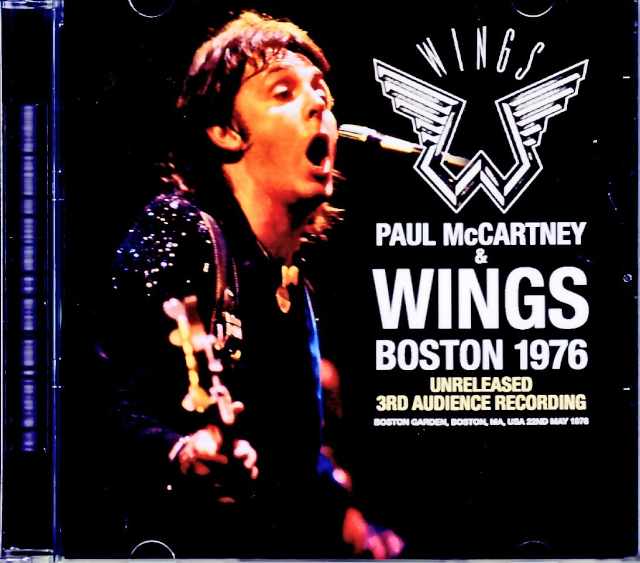 Paul McCartney Wings ポール・マッカートニー ウイングス/MA,USA 1976 Unreleased 3rd Audience Recording Edition
