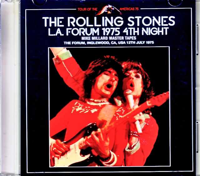 Rolling Stones ローリング・ストーンズ/CA,USA 7.12.1975 Mike Millard Master Tapes
